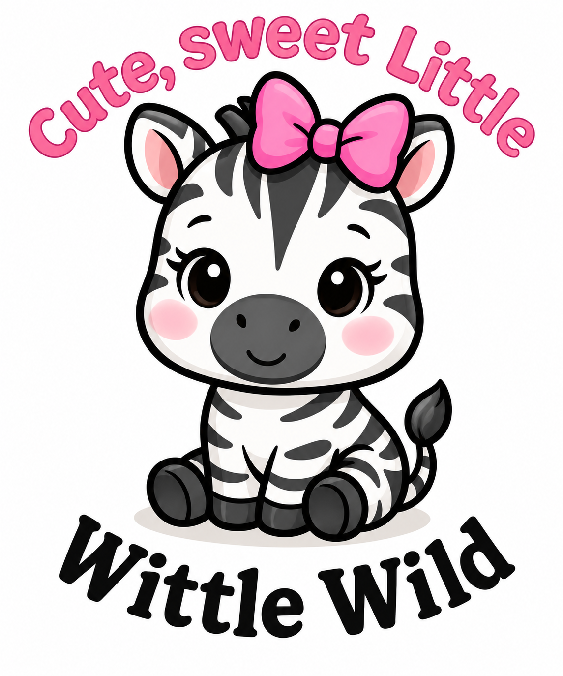 Cute, Sweet and a Little Wittle Wild - Adult Premium Unisex T-Shirt