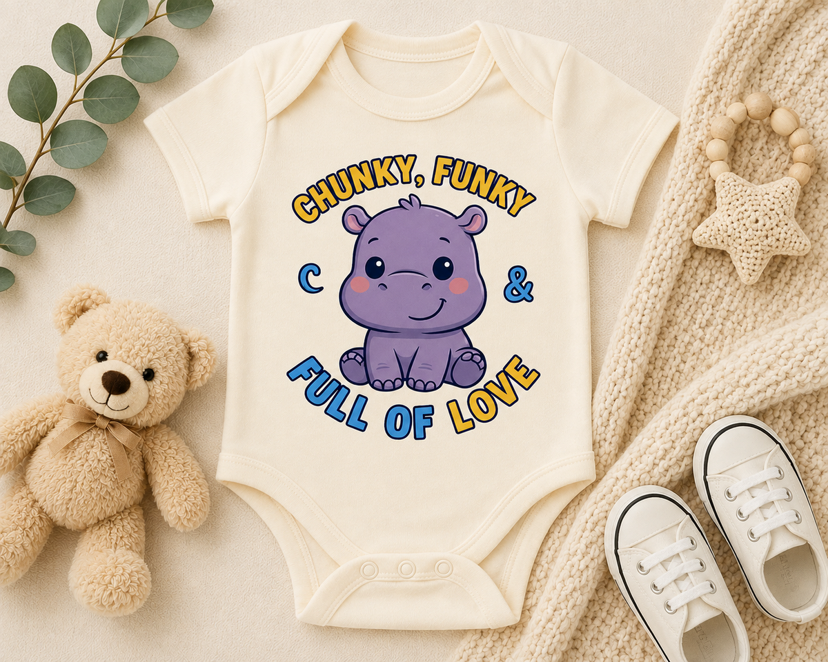 Chunky, Funky & Full of Love- Infant One-Piece