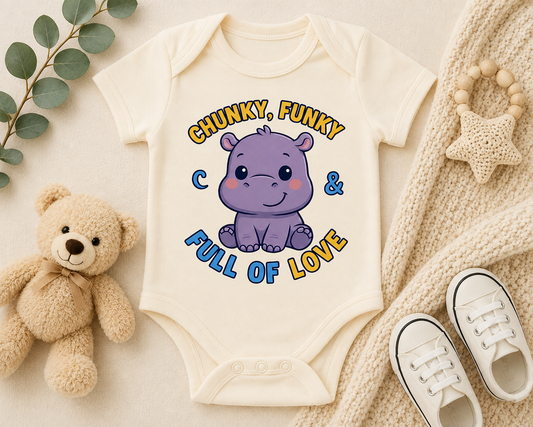 Chunky, Funky & Full of Love- Infant One-Piece