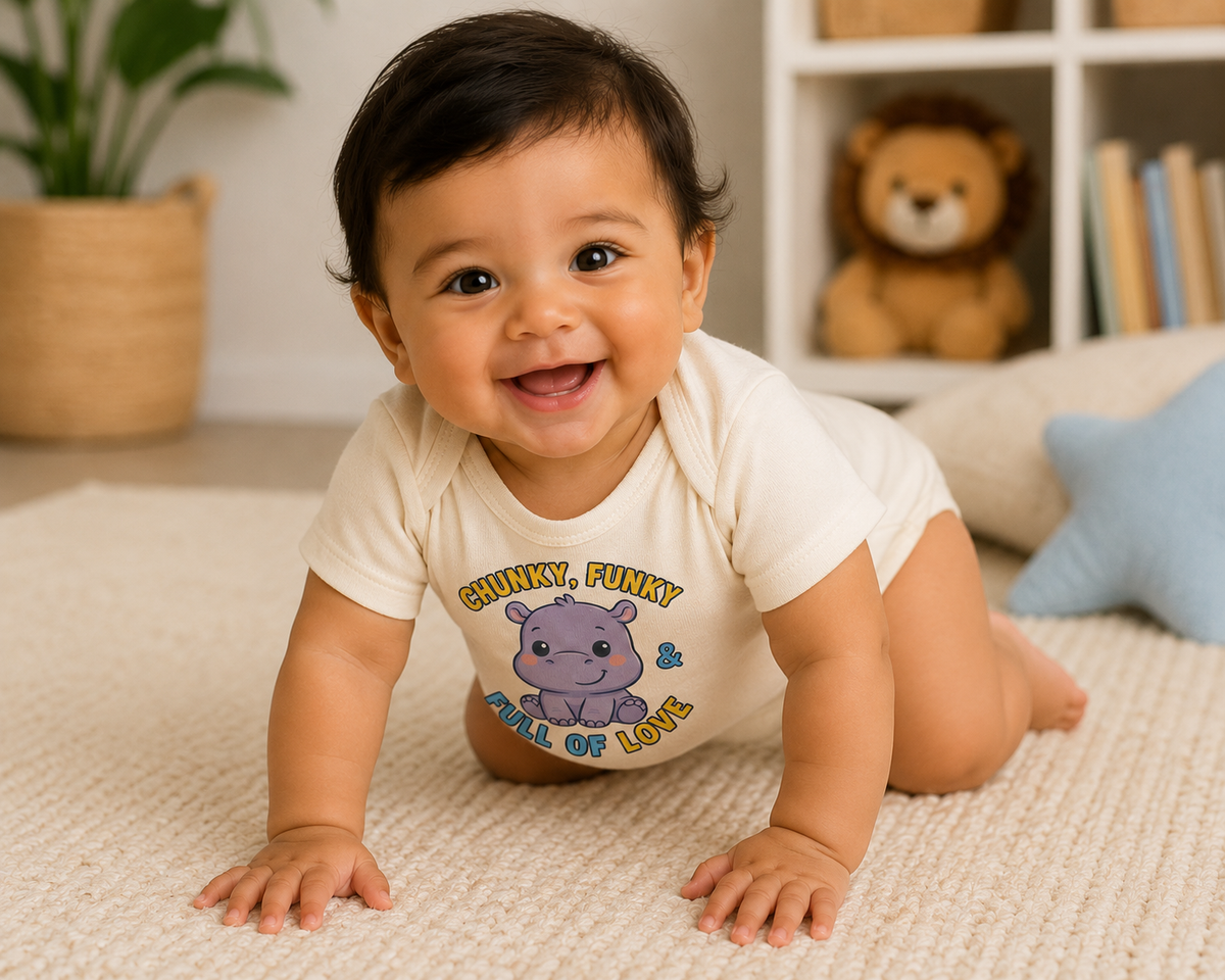 Chunky, Funky & Full of Love- Infant One-Piece