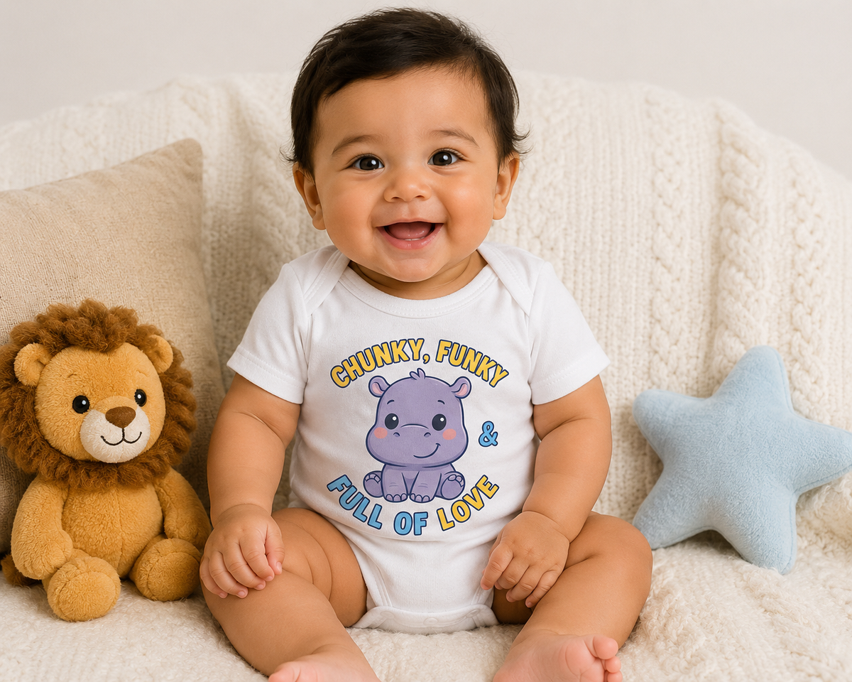 Chunky, Funky & Full of Love- Infant One-Piece
