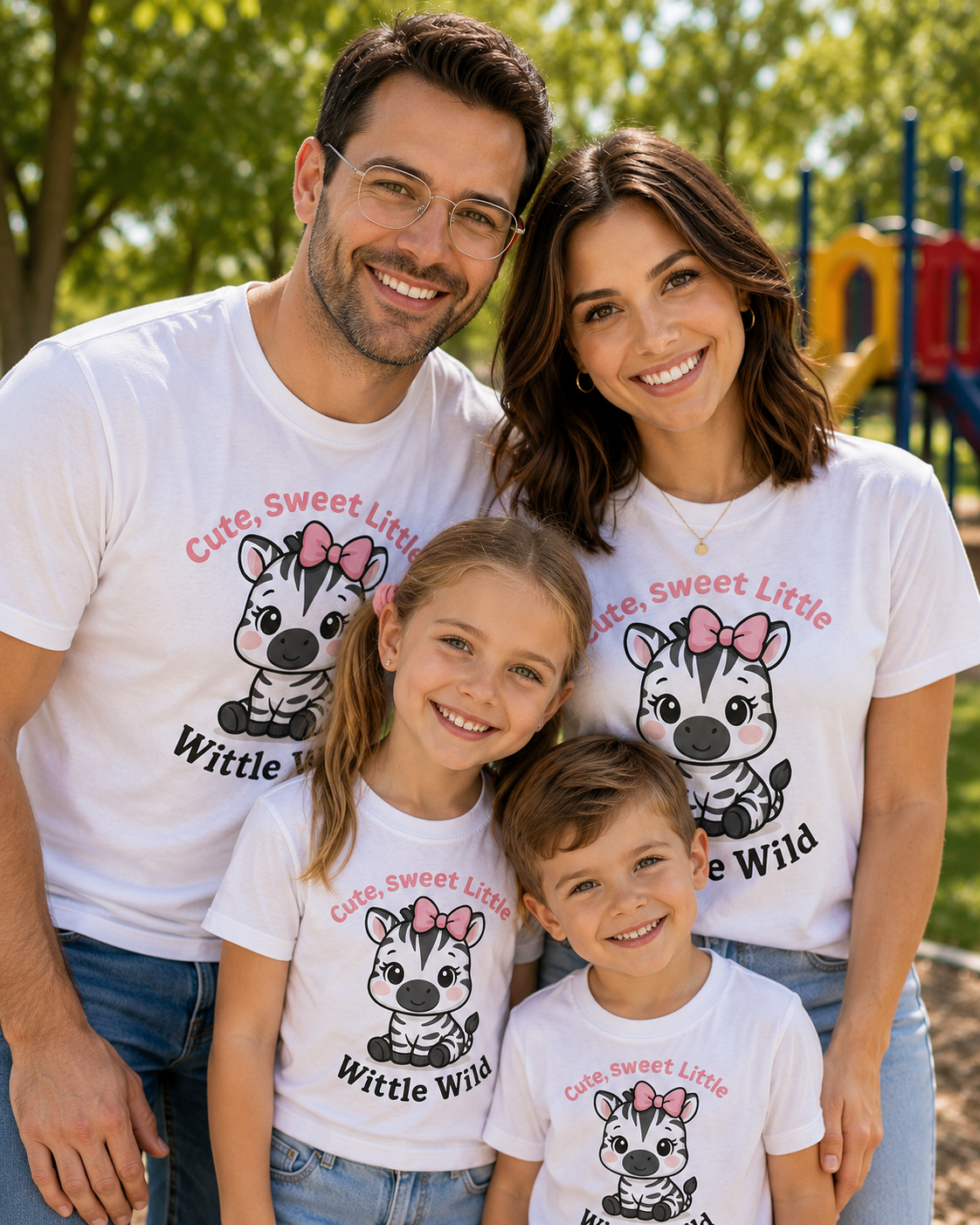 Cute, Sweet and a Little Wittle Wild - Adult Premium Unisex T-Shirt