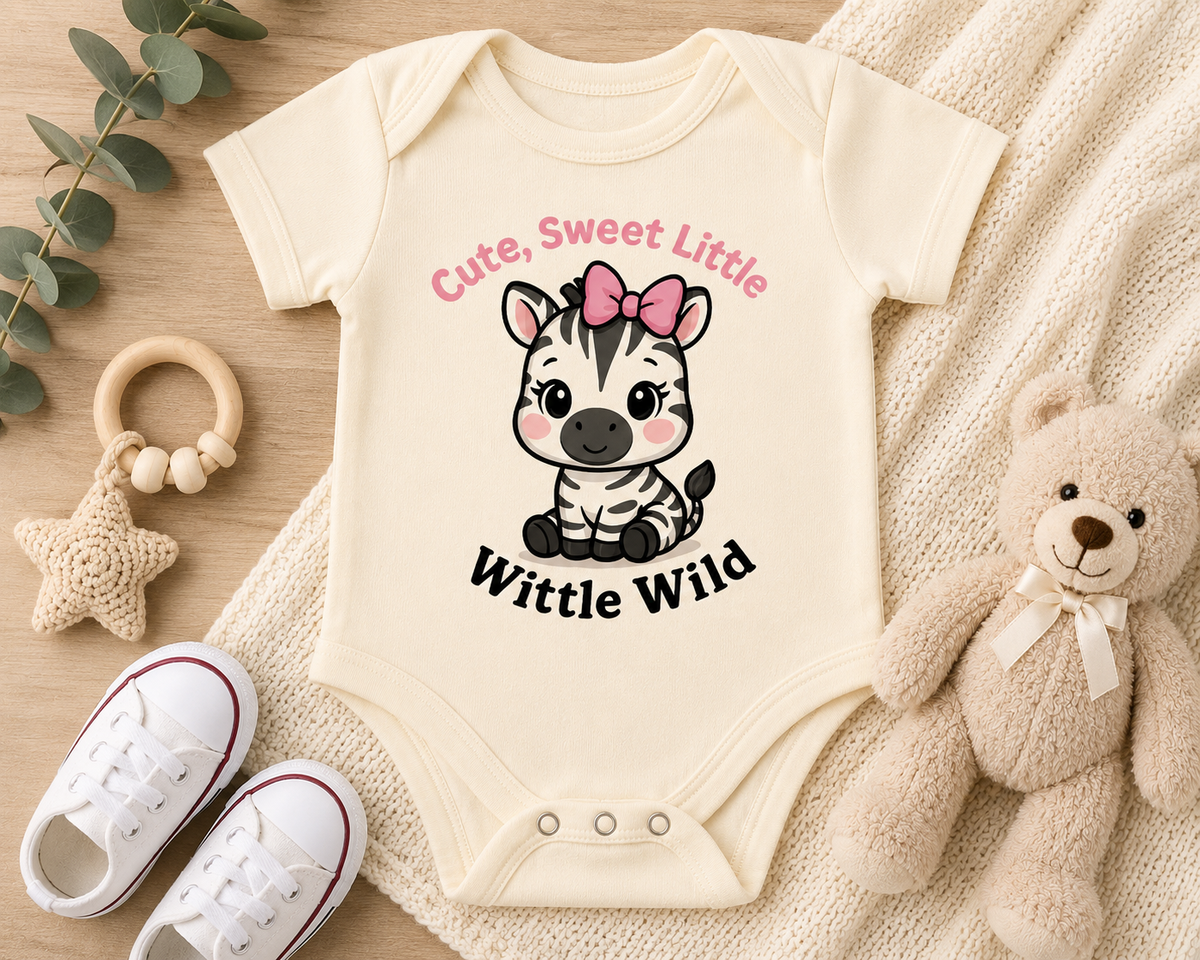 Cute, Sweet and a Little Wittle Wild - Infant One Piece