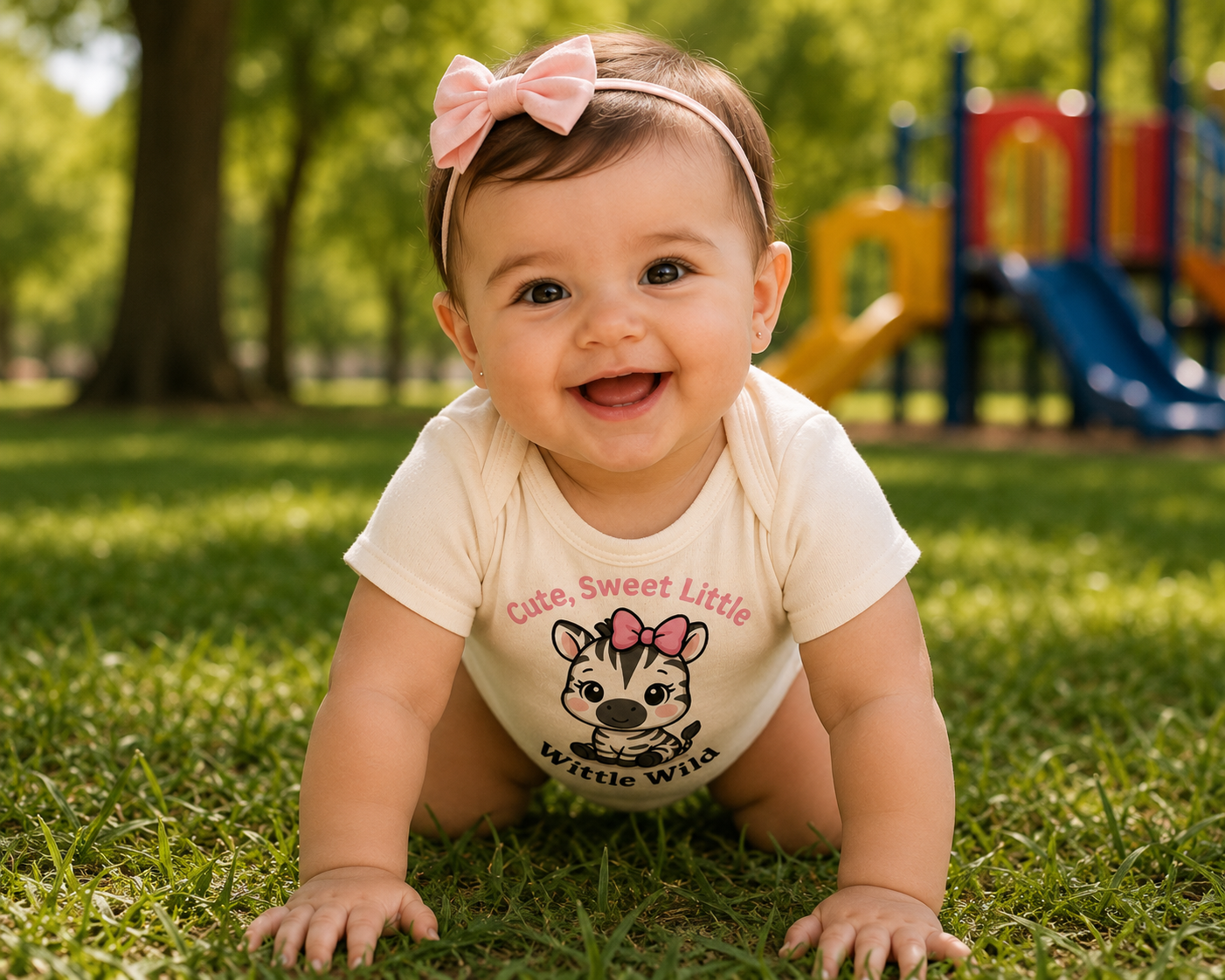 Cute, Sweet and a Little Wittle Wild - Infant One Piece