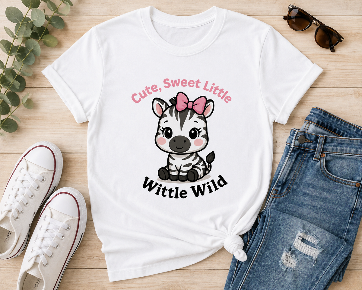 Cute, Sweet and a Little Wittle Wild - Kids Premium Unisex T-Shirt