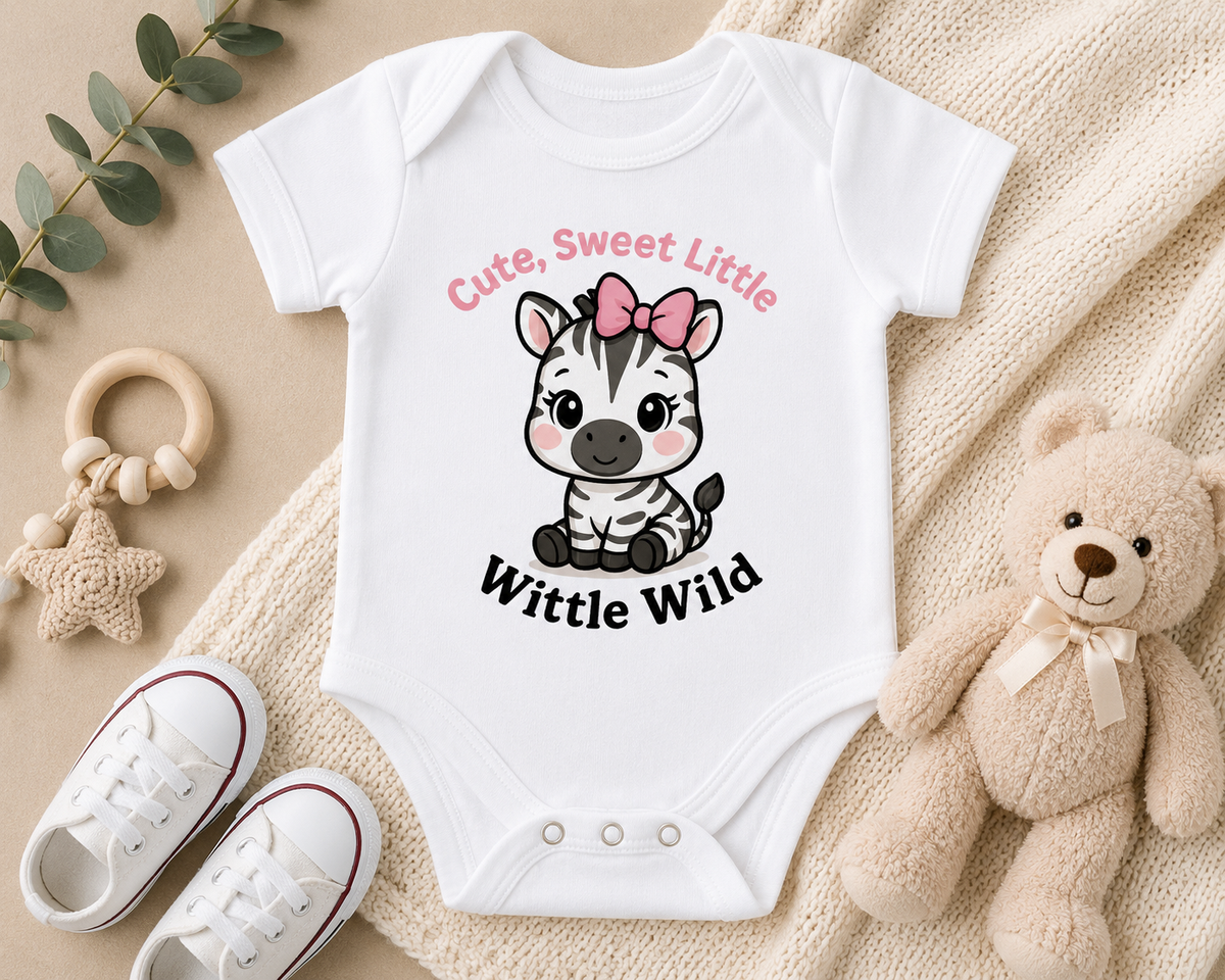 Cute, Sweet and a Little Wittle Wild - Infant One Piece