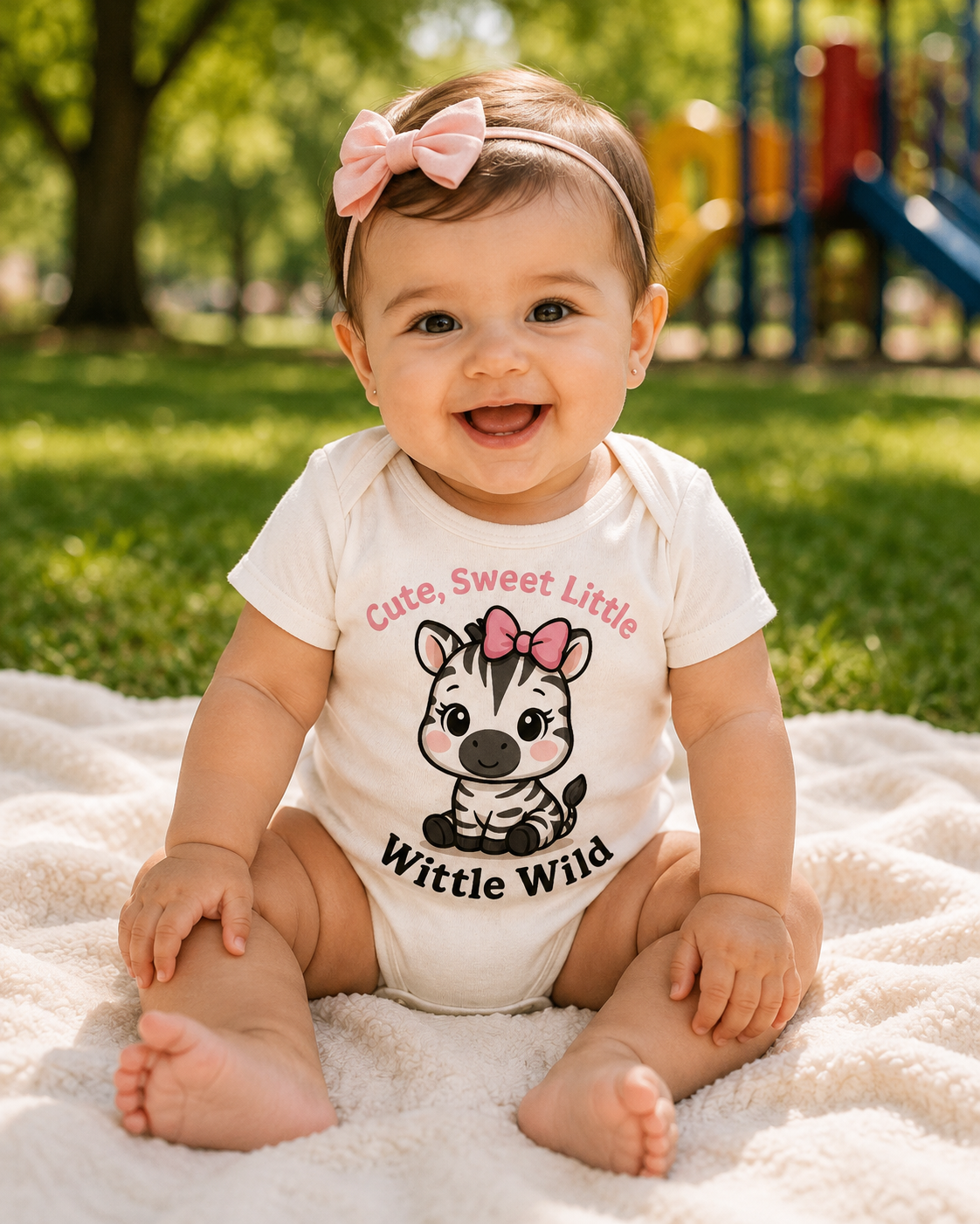 Cute, Sweet and a Little Wittle Wild - Infant One Piece
