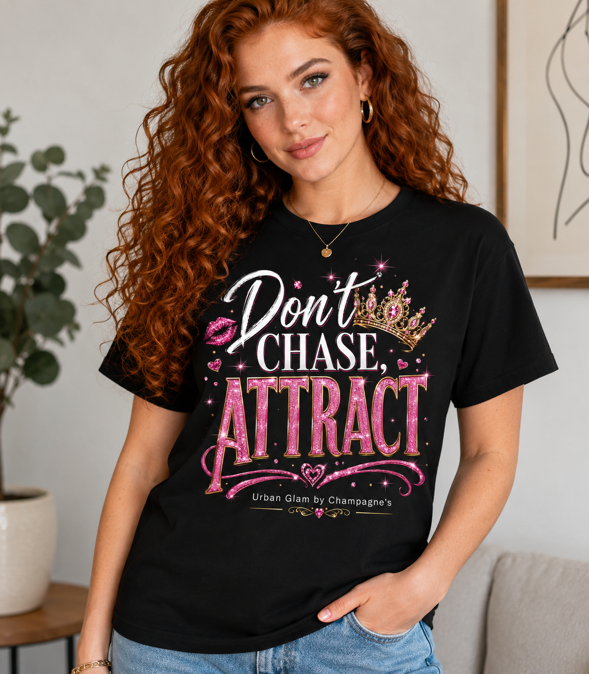 Don't Chase, Attract – Premium Unisex T-Shirt