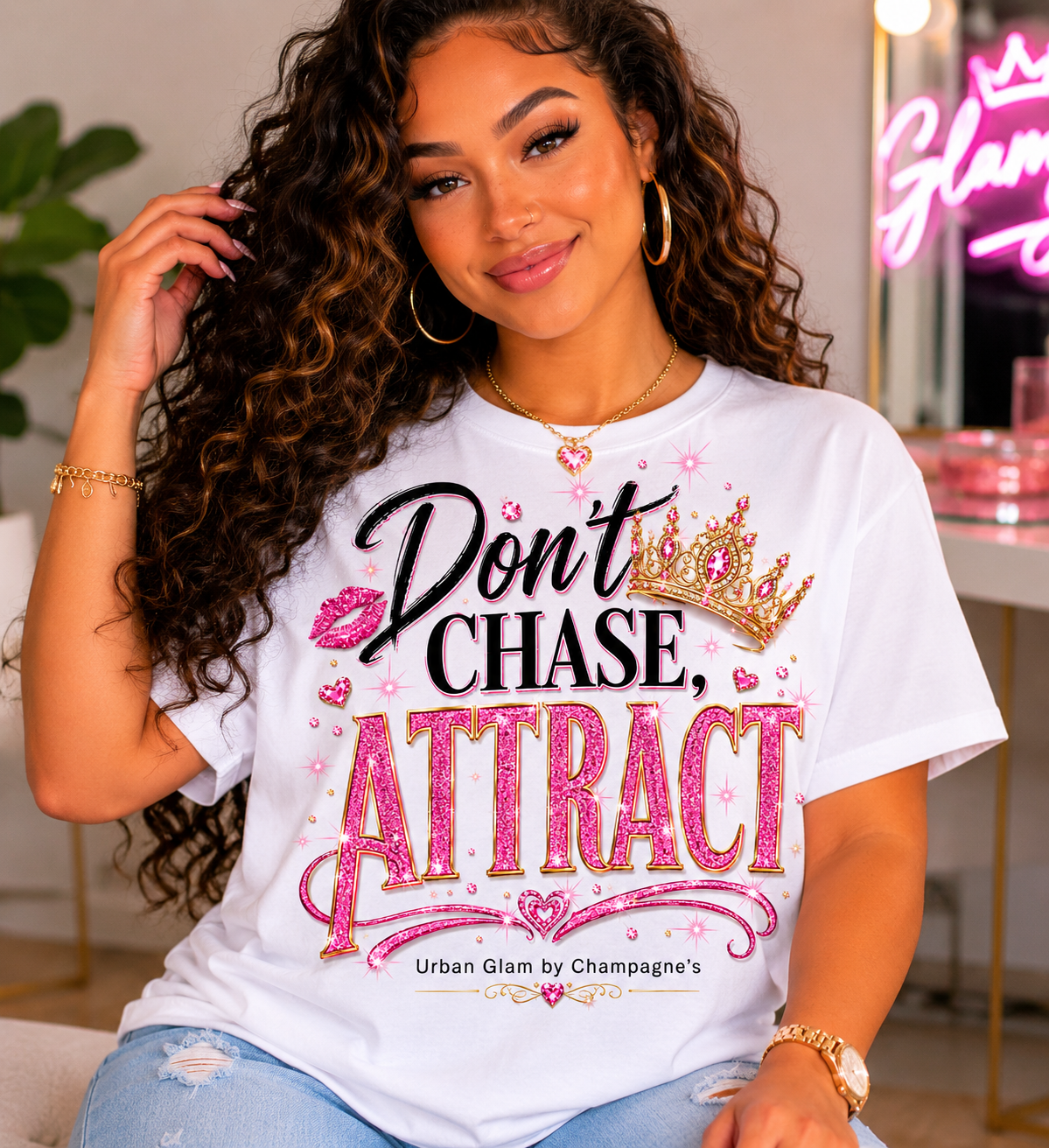 Don't Chase, Attract – Premium Unisex T-Shirt