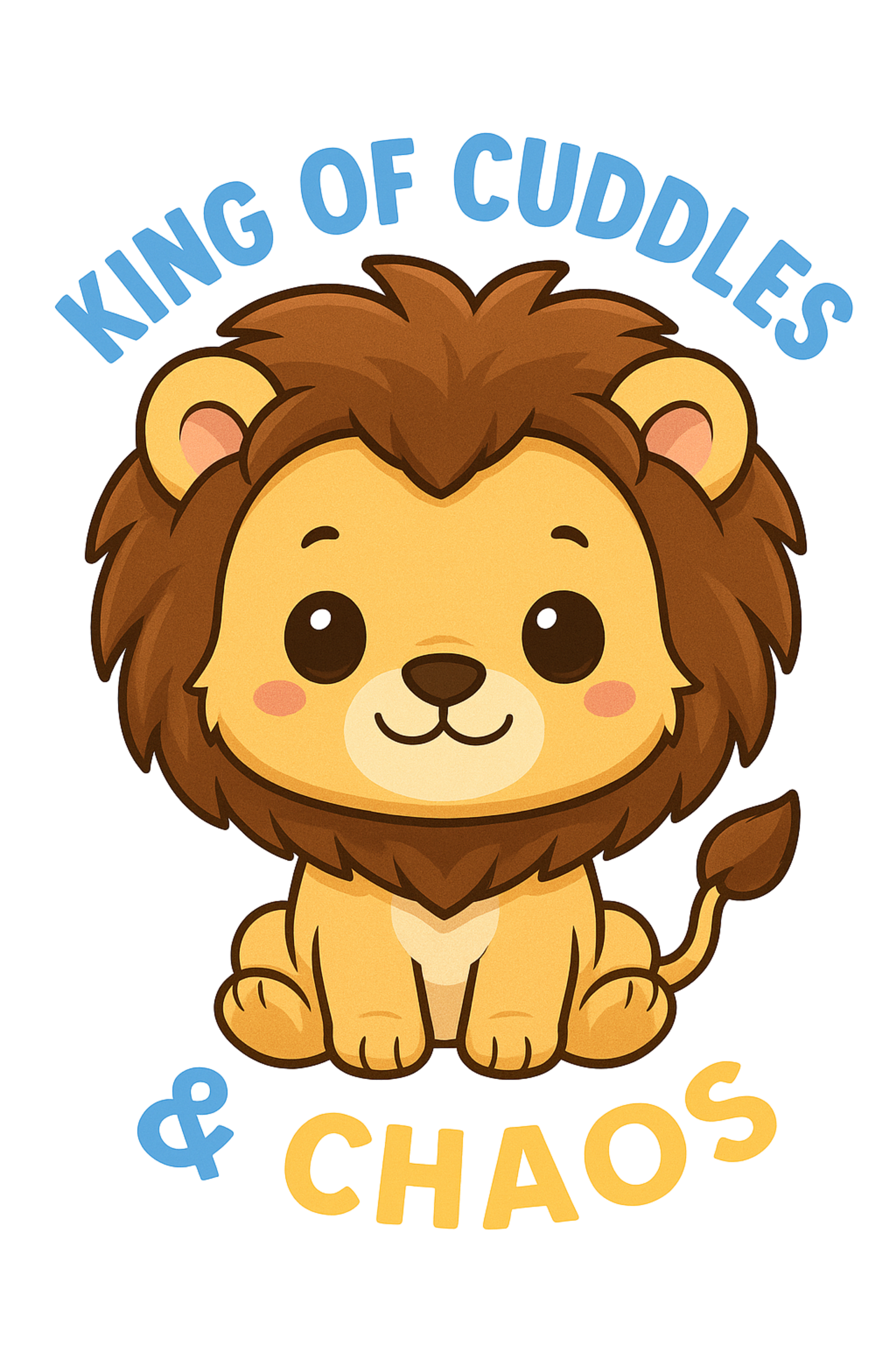 King of Cuddles & Chaos - Adult Premium Unisex T-Shirt