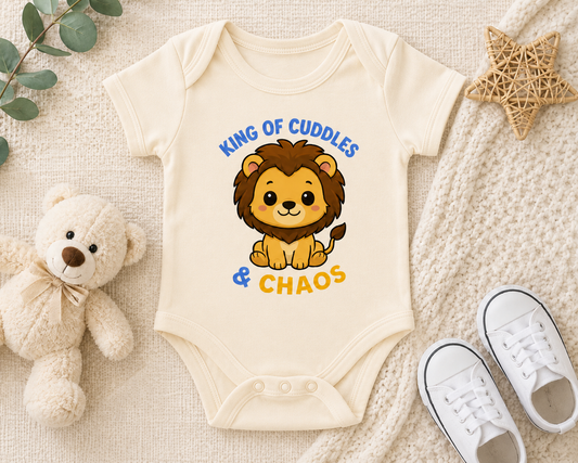 King of Cuddles & Chaos - Infant One-Piece