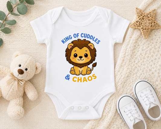 King of Cuddles & Chaos - Infant One-Piece