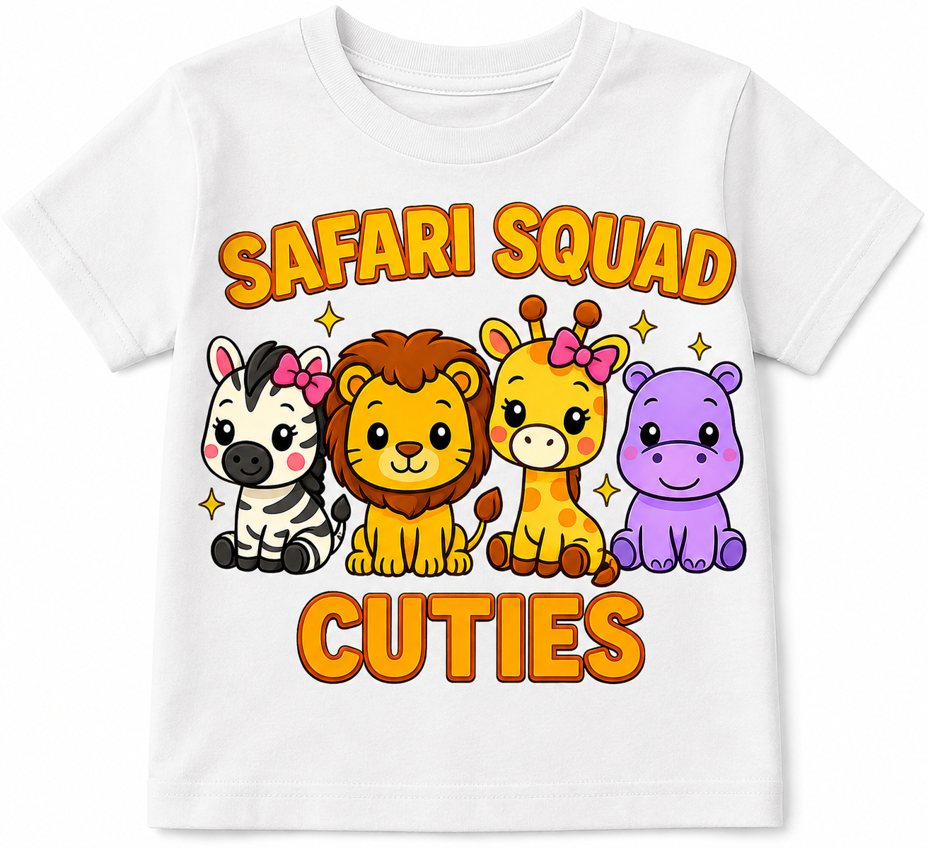 Safari Squad Cuties | Cute Safari Animal Kids T-Shirt